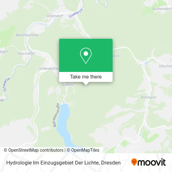 Карта Hydrologie Im Einzugsgebiet Der Lichte