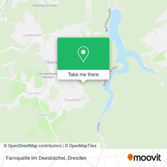 Карта Farnquelle Im Deesbächel