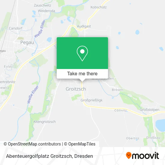 Карта Abenteuergolfplatz Groitzsch