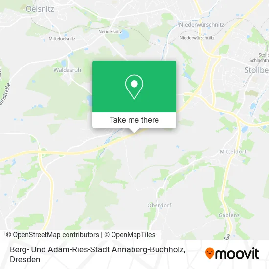Карта Berg- Und Adam-Ries-Stadt Annaberg-Buchholz