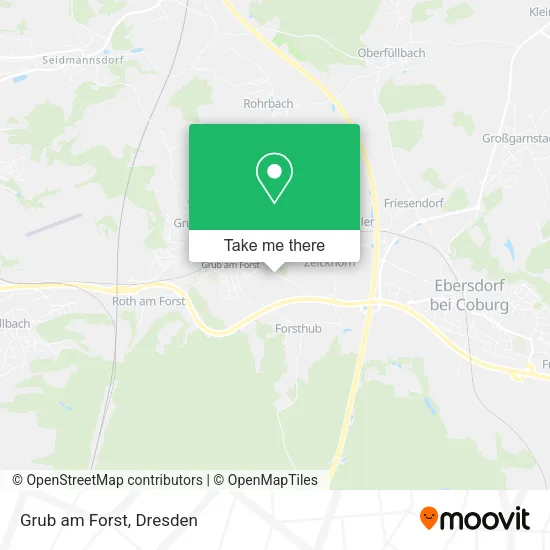 Карта Grub am Forst