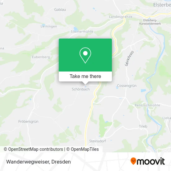 Карта Wanderwegweiser