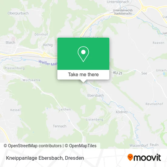 Карта Kneippanlage Ebersbach