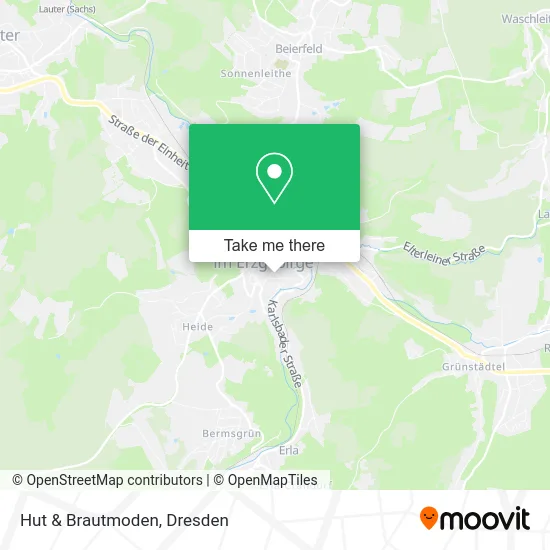Карта Hut & Brautmoden