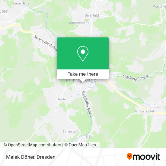 Карта Melek Döner