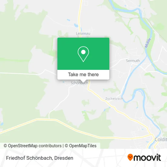 Friedhof Schönbach map