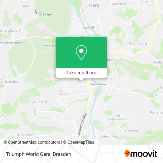 Карта Triumph World Gera