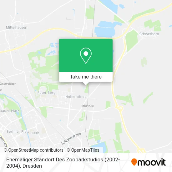 Карта Ehemaliger Standort Des Zooparkstudios (2002-2004)