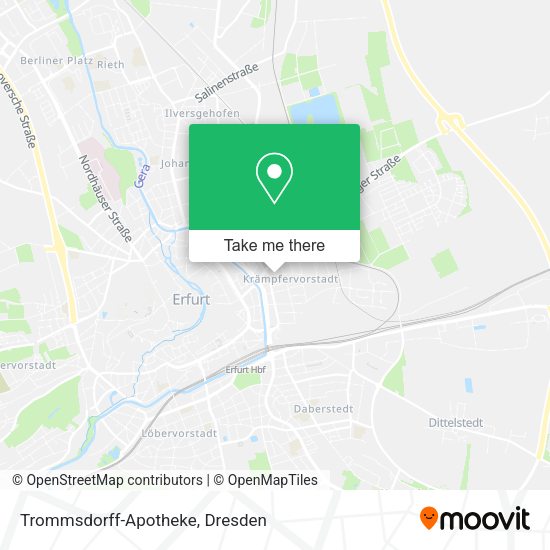 Карта Trommsdorff-Apotheke