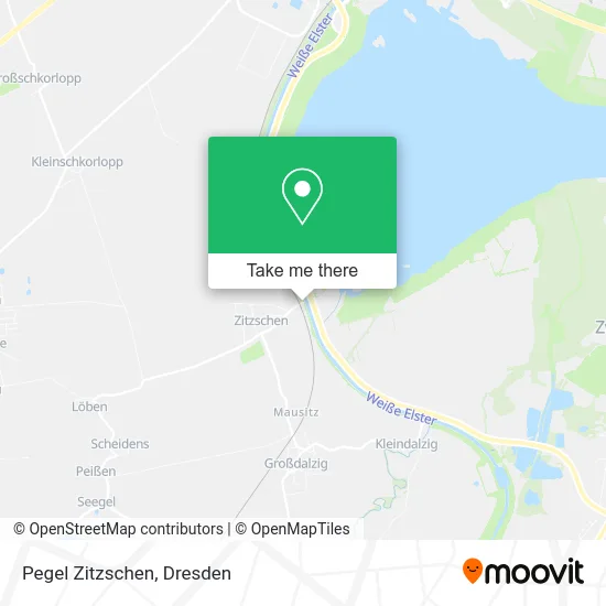 Карта Pegel Zitzschen