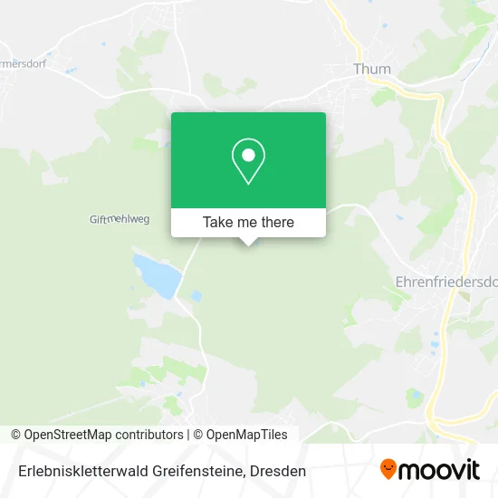 Карта Erlebniskletterwald Greifensteine