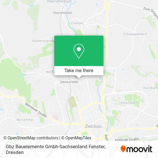 Карта Gbz Bauelemente Gmbh-Sachsenland Fenster