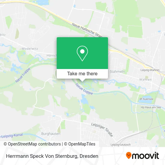 Карта Herrmann Speck Von Sternburg