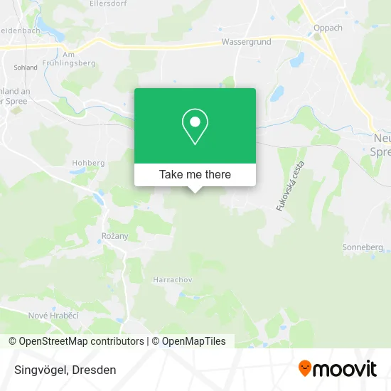 Карта Singvögel
