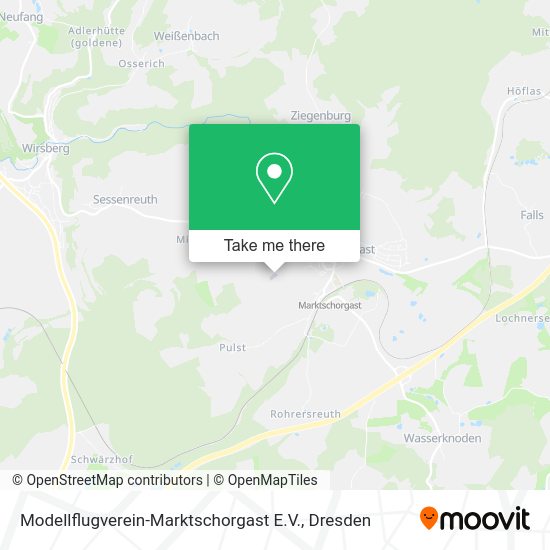 Карта Modellflugverein-Marktschorgast E.V.