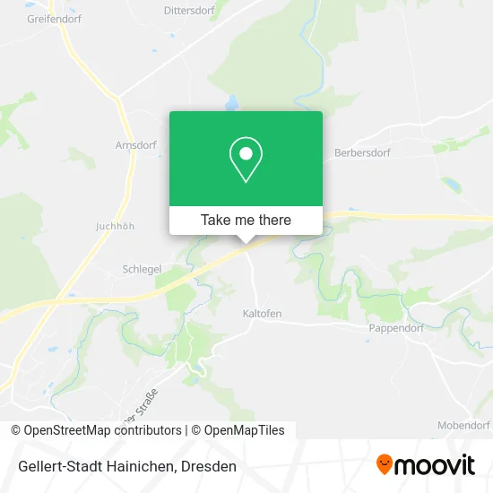 Карта Gellert-Stadt Hainichen