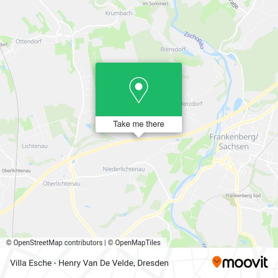 Карта Villa Esche - Henry Van De Velde