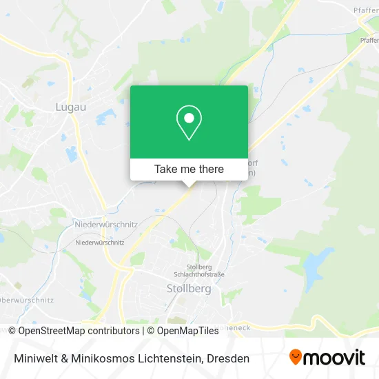 Карта Miniwelt & Minikosmos Lichtenstein