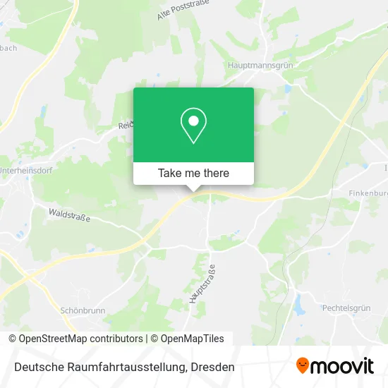 Карта Deutsche Raumfahrtausstellung