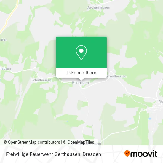 Карта Freiwillige Feuerwehr Gerthausen