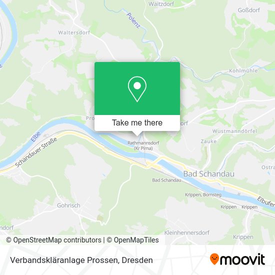 Карта Verbandskläranlage Prossen