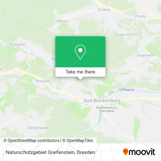 Карта Naturschutzgebiet Greifenstein