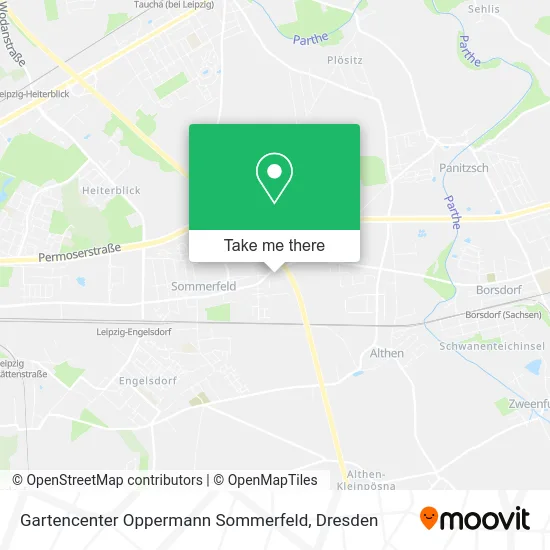 Карта Gartencenter Oppermann Sommerfeld