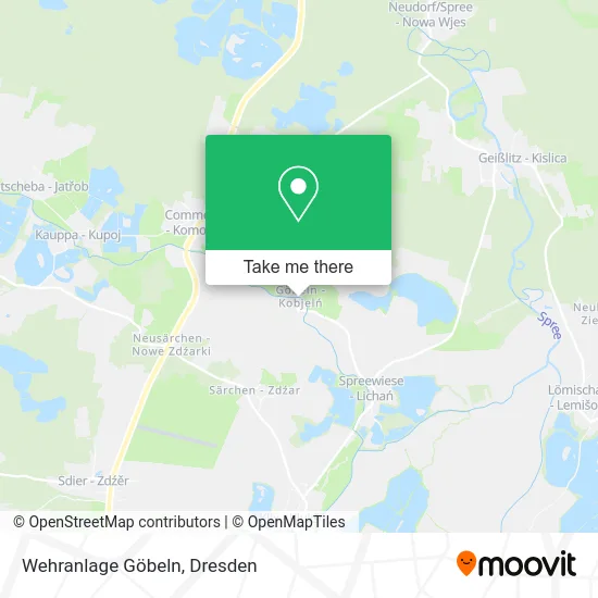 Карта Wehranlage Göbeln