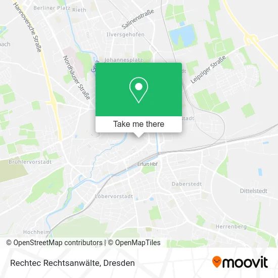 Карта Rechtec Rechtsanwälte