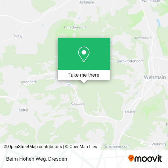 Карта Beim Hohen Weg