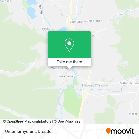 Карта Unterflurhydrant