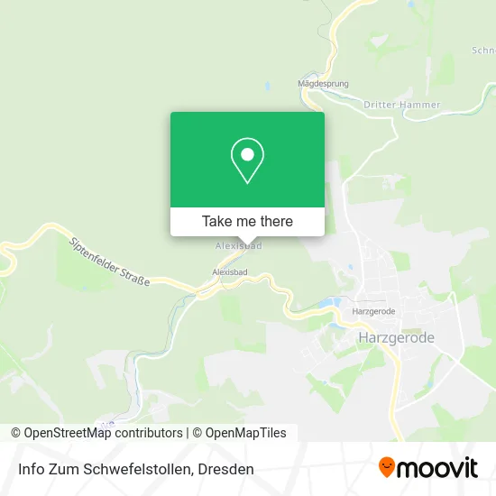 Карта Info Zum Schwefelstollen