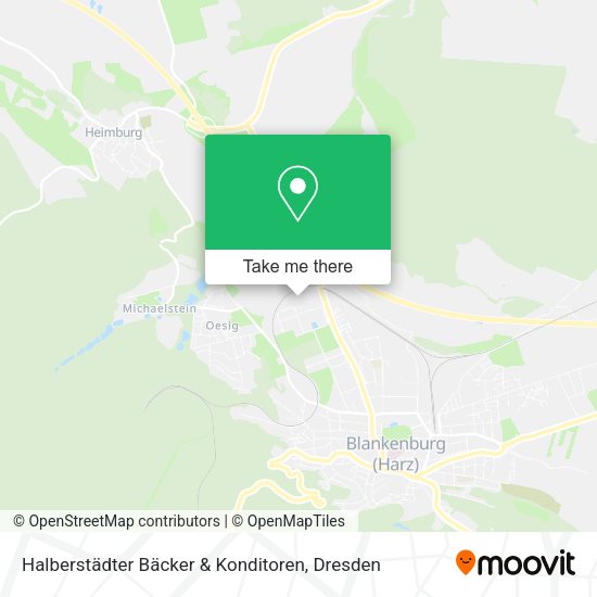 Карта Halberstädter Bäcker & Konditoren