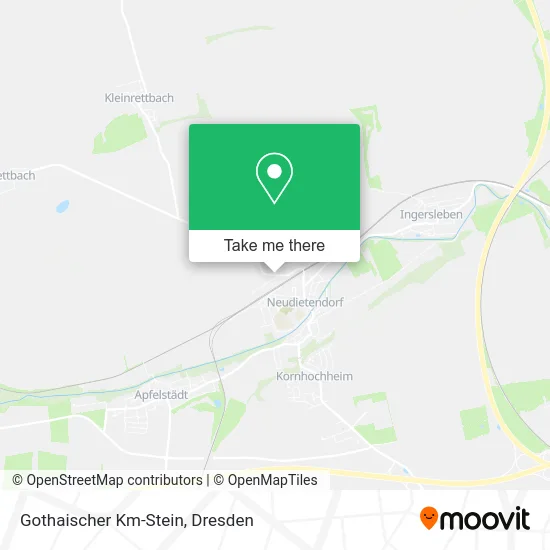 Карта Gothaischer Km-Stein