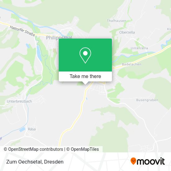 Карта Zum Oechsetal
