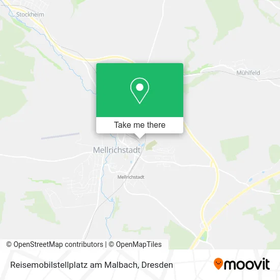 Карта Reisemobilstellplatz am Malbach