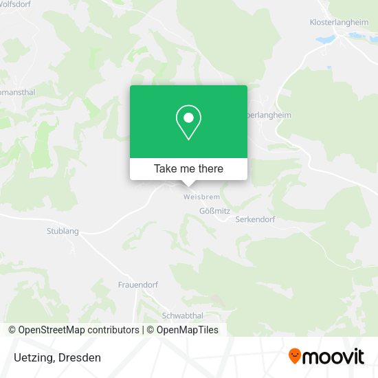 Карта Uetzing