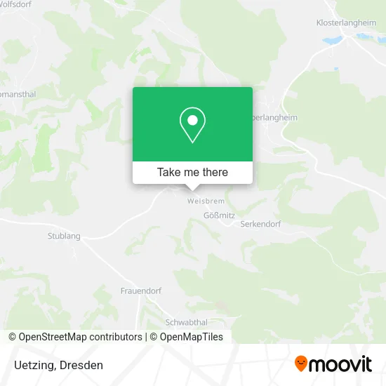 Карта Uetzing