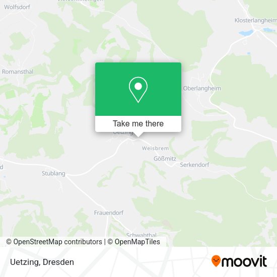 Карта Uetzing
