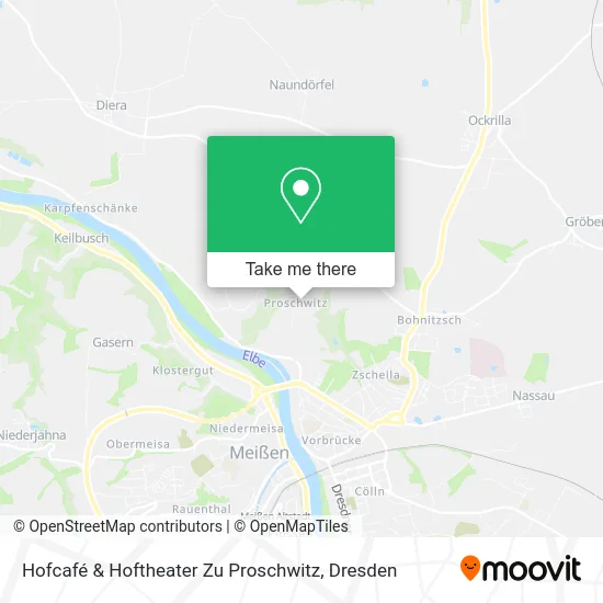 Карта Hofcafé & Hoftheater Zu Proschwitz