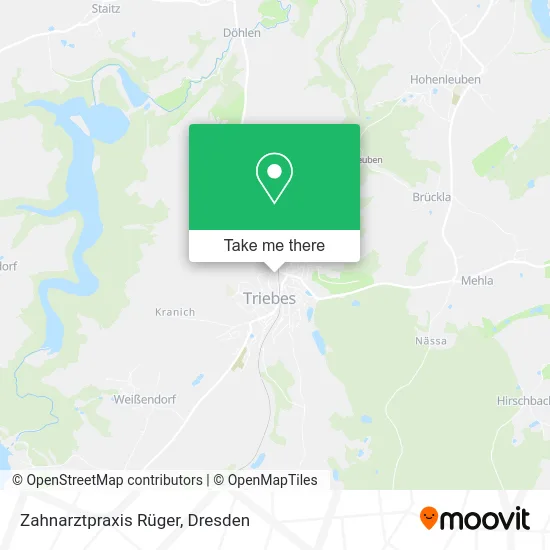 Карта Zahnarztpraxis Rüger