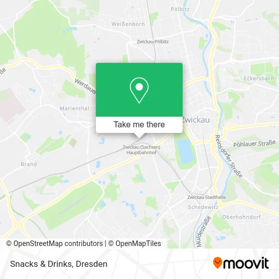 Карта Snacks & Drinks