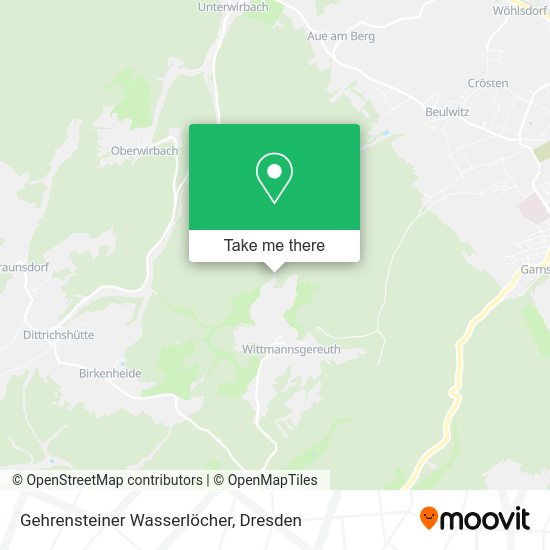 Карта Gehrensteiner Wasserlöcher