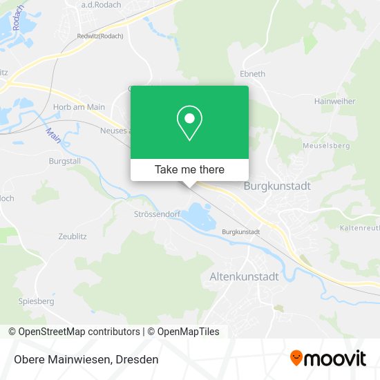 Карта Obere Mainwiesen