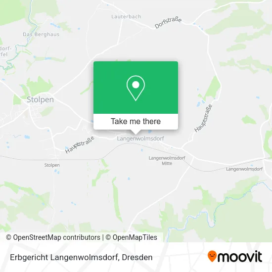 Карта Erbgericht Langenwolmsdorf