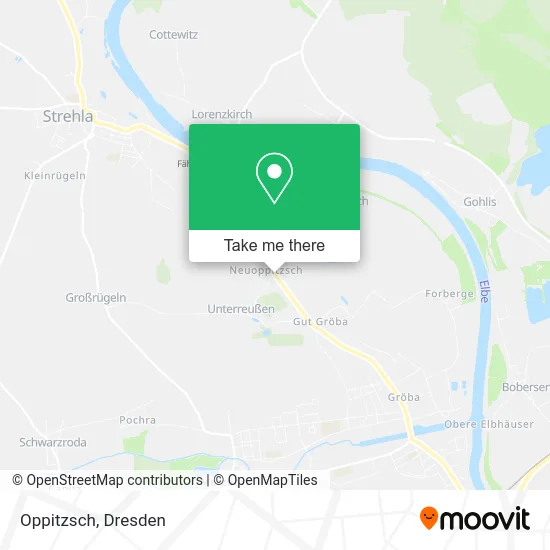 Карта Oppitzsch