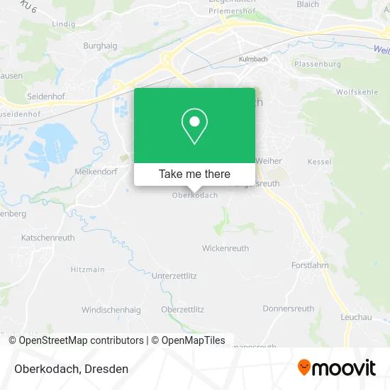 Карта Oberkodach