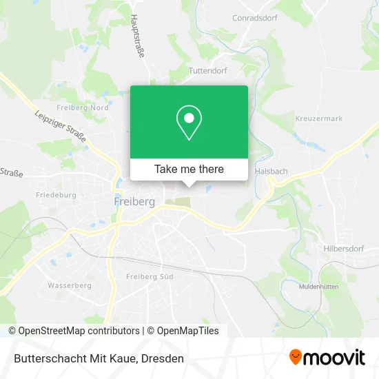 Карта Butterschacht Mit Kaue