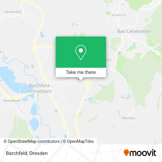 Карта Barchfeld