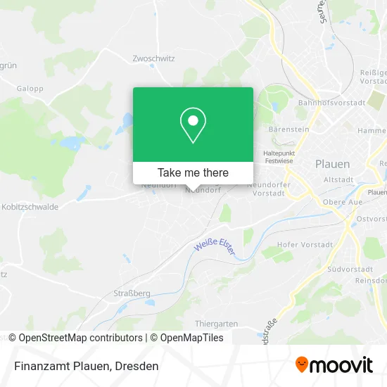 Карта Finanzamt Plauen